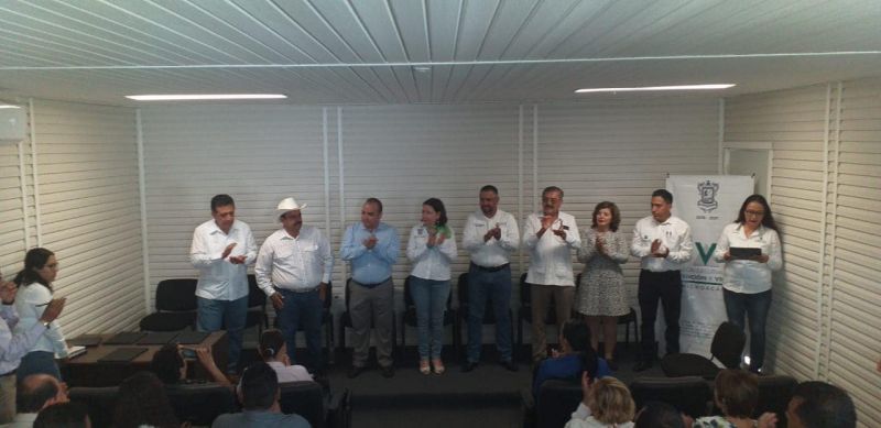 Firma del Convenio con Comisión Ejecutiva Estatal de Atención a Victimas en la Ciudad de Apatzingan